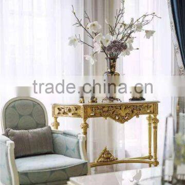 Medieval Reproduction Furniture Console Desk With Wall Mirror photo-4