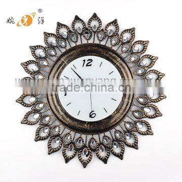 Antiquity large sun shaped wall watches clock