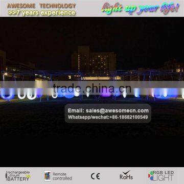 Outdoor Events Decorative Hanging Ring Shaped Led Illuminating Swing photo-3