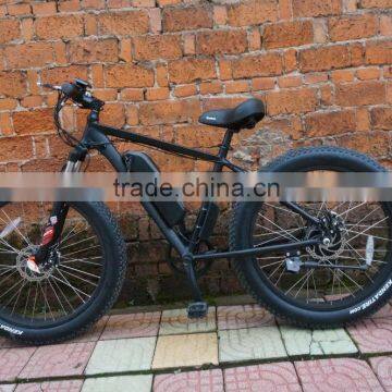 fashionable brushless design no foldable electric snow bike fat tire electric bike