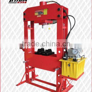 75ton electrical power shop press with gauge,movable ram