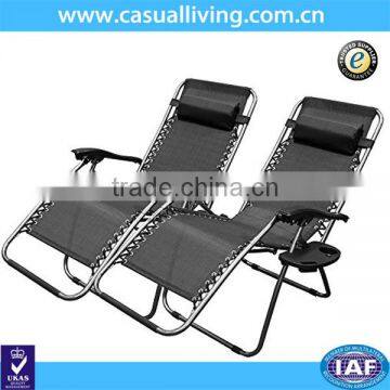 Pool Patio Outdoor Lounge Chairs With Cup Holder