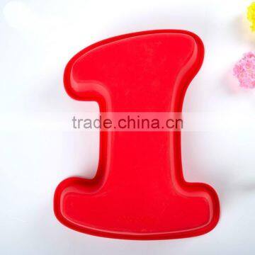 Fashion Chocolate Ice Tray Digital Shape Silicone Cake Mold photo-2