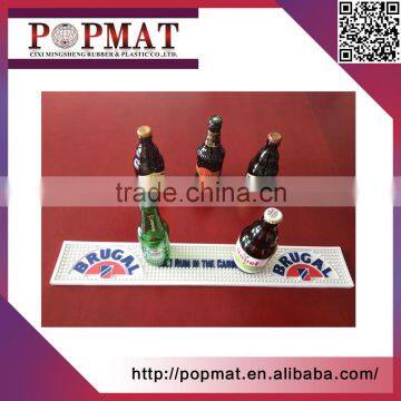 Top Quality Simple Logo Design Waterproof White Spill Bar Mat Beer photo-5