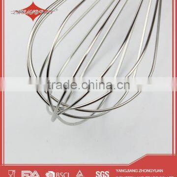 ZY-C1043 Kitchen Tools Manual Stainless Steel Egg Beater With PS Handle photo-5