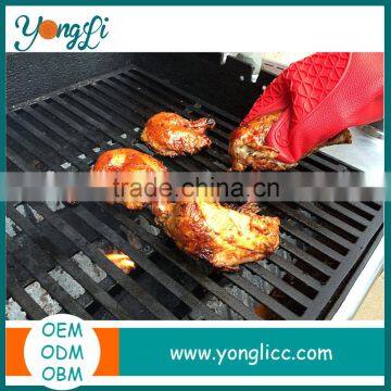 Wholesale Kitchen Cooking Work Gloves With Fingers - Heat Resistant Silicone Microwave Oven Gloves photo-3