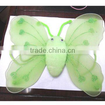 green butterfly decorative fairy wing for children