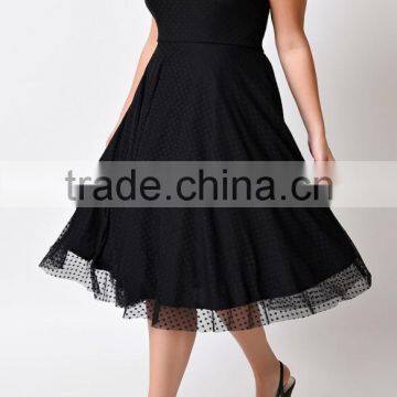 Plus Size Summer Sexy Women Sleeveless Cocktail Party Evening Formal Black Dress photo-2
