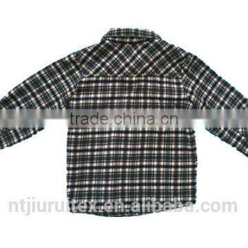 Men/boy Cotton Yarn Dye Flannel Shirt,long Sleeve Shirt,winter Shirt ,embroidery Pocket Shirt photo-2