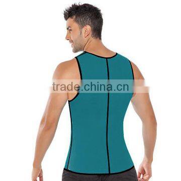 Ultra Sweat Neoprene Materials Men Sweat Shape Wear With Zip photo-5