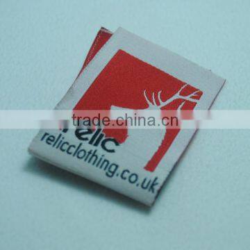 2017 Custom High Density Damask Woven Labels for Clothing