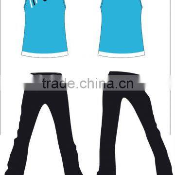 Lady sport yoga set made in factory