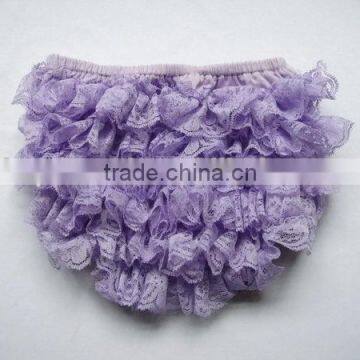 Baby White Lace Petti Panties Bloomers With White Bow photo-6