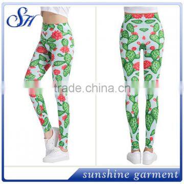 2017 Printed Spandex Woman Leggings KX003