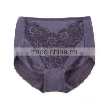 Custom High Quality Colorful 95% Cotton 5% Spandex With Lace Sexy Fancy Woman Underwear photo-3