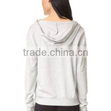 V-neck Hooded Sweatshirt for Woman Soft Light Cotton With Front Pocket Women Spring Thin Fleece photo-4