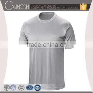 Soft Pure Colors Collarless Sport Man T-shirt for Running photo-2