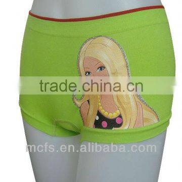 Seamless ladie's boxer shorts panty
