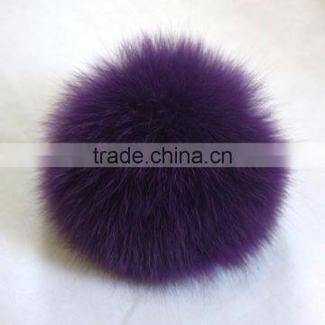 Myfur Top Quality Newest Color Khaki Green Fox Body Part Fur Pompoms photo-4