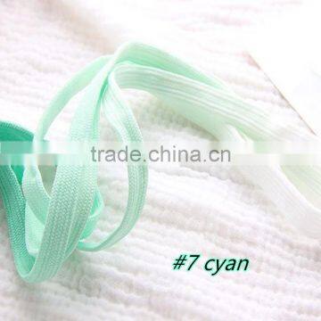 51" Cyan Color Tie Dry Laces~In Stock Gradient Rainbow Color Shoelaces~Customized Printing Flat Laces~Amazon Suppliers