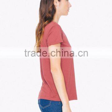 100%Cotton Short Sleeve Women t Shirt Wholesale Blank T-shirt Custom 2016 photo-4