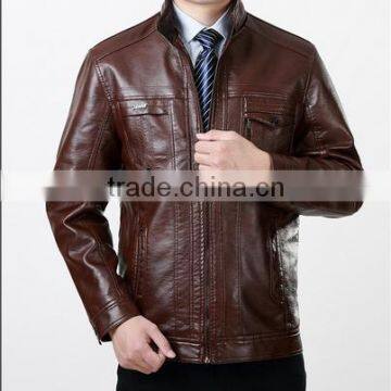 Facotry price Keroa style Man's locomotive suit Pu leather Jackets coat