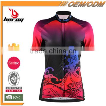 BEROY Sublimated Bike Shirts, High Quality Cycling Jersey with Short Sleeve