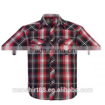 2016 New Wholesale Long Sleeve Snap Custom Mens Casual Dress Shirts photo-4