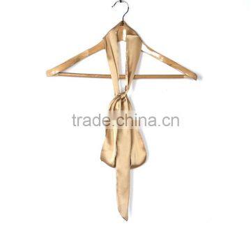 Polyester Multifunction Skinny Scarf Khaki Choker photo-2