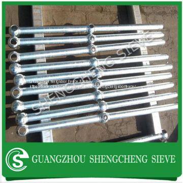 Guangzhou factory steel barrier fence ball joint stanchion for wharfs