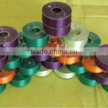 L Type Paper Side Prewound Bobbin Thread White Thread photo-5