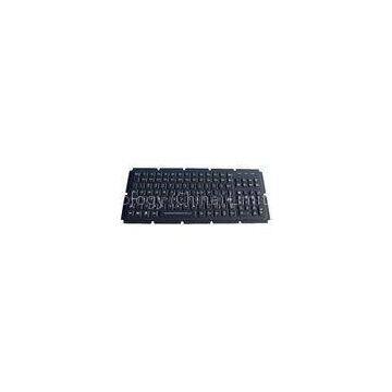 IP65 dynamic rated ruggedized rubber silicone industrial backlight pc keyboard with numeric keys and