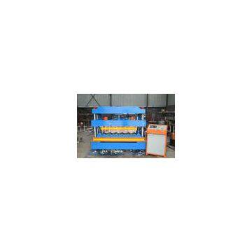 Full Automatic Glazed Tile Roll Forming Machine With Flower Cutting