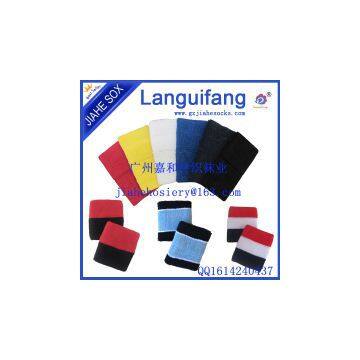 New Arrival Custom Cotton Wristband Mens Sports Wristbands