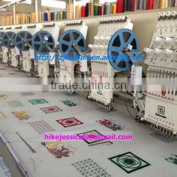 fs 918 18heads flat and single sequin computerized embroidery machine