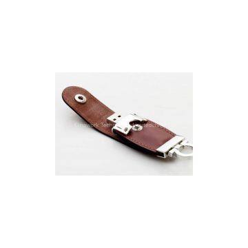 High Quality PU Leather USB Flash Memory Stick