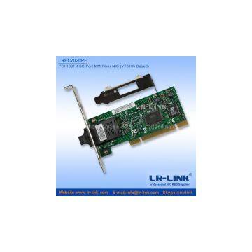 PCI 100FX SC Port MM Fiber Network Card NIC (VT6105 Based)