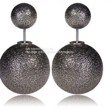 Fashion Jewelry Matt Ball earring