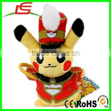 Pokemon Plush Doll Toy Pikachu Carnival Festival Band Keychain Keyring