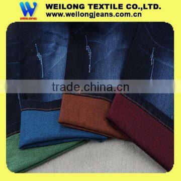 High Quality Best Price Cotton Polyester Stretch Slub Bull Denim Fabric for Girls' Jeans and Shorts photo-4