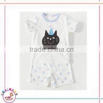 2017 Latest Arrival Eco-friendly cotton kids clothing cute outfits baby boy clothes sale