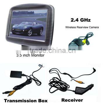 Wireless Rearview Camera Optional 3.5 Inch TFT Monitor Video Parking Sensor System photo-4