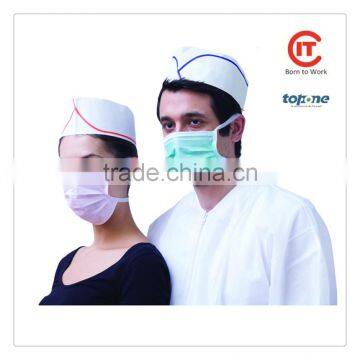 Customer Logo Printed Disposable Paper Forage Cap Paper Chef Hat