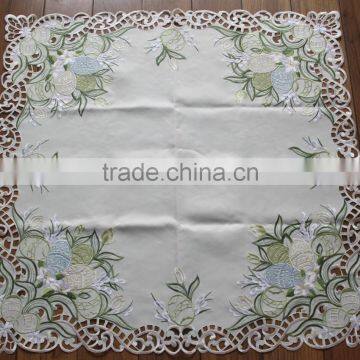 hand-embroidered applique work tablecloth