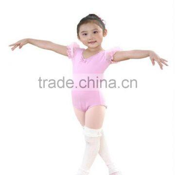 Kids ballet puff sleeve leotard Dance leotard