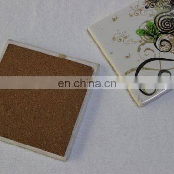 sublimation ceramic coaster square coaster with sublimation blank coaster