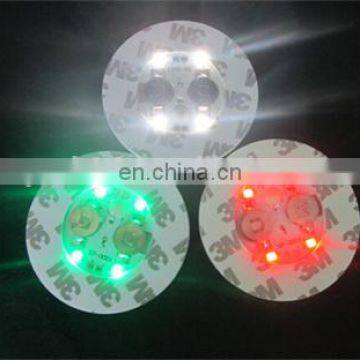 60*3mm good quality led bottle coaster led glass sticker