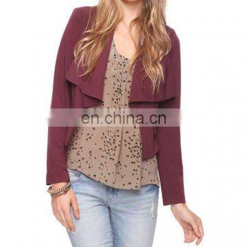 CHEFON Crop Waterfall Blazer CFB037