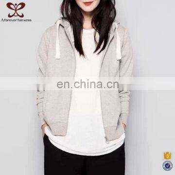 A Forever Fairness New Style Zip Up Sports Pure Color Hoodies