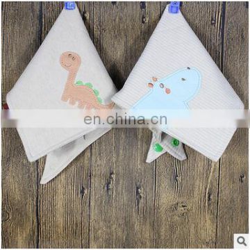 Cute Cartoon Printed Letters Baby Bibs Newborn Cotton Soft Triangle Scarf Bib Saliva Towel Toddler Burp Clothes